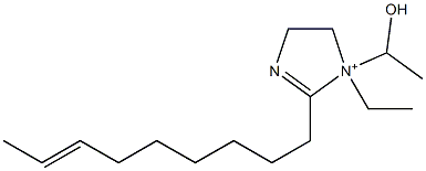 1-Ethyl-1-(1-hydroxyethyl)-2-(7-nonenyl)-2-imidazoline-1-ium 구조식 이미지