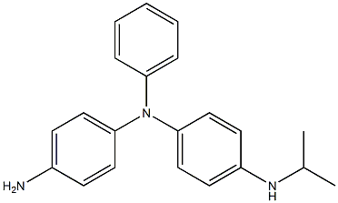 N-(p-Aminophenyl)-N-[p-(isopropylamino)phenyl]benzenamine Structure