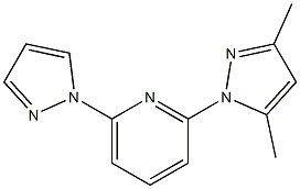 2-(3,5-Dimethyl-1H-pyrazol-1-yl)-6-(1H-pyrazol-1-yl)pyridine 구조식 이미지