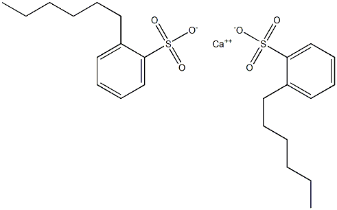 Bis(2-hexylbenzenesulfonic acid)calcium salt Structure