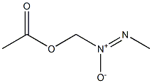 Methyl-NNO-azoxymethanol acetate Structure