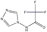 4-(Trifluoroacetylamino)-4H-1,2,4-triazole 구조식 이미지