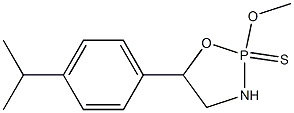 2-Methoxy-5-(4-isopropylphenyl)-1,3,2-oxazaphospholidine-2-sulfide 구조식 이미지