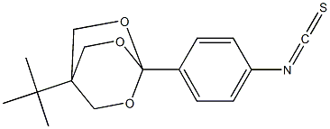 1-(4-Isothiocyanatophenyl)-4-tert-butyl-2,6,7-trioxabicyclo[2.2.2]octane Structure