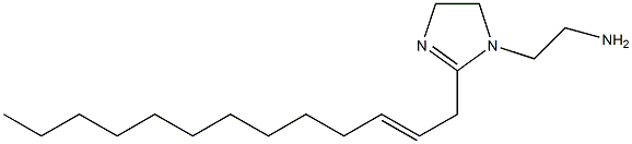 1-(2-Aminoethyl)-2-(2-tridecenyl)-2-imidazoline Structure