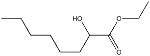 2-Hydroxyoctanoic acid ethyl ester 구조식 이미지