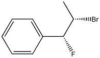 (1R,2S)-2-Bromo-1-fluoro-1-phenylpropane 구조식 이미지