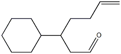 3-Cyclohexyl-4-(2-propenyl)butanal Structure