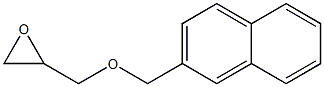 2-[(2-Naphtylmethoxy)methyl]oxirane Structure