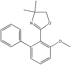 2-(4,4-Dimethyl-2-oxazolin-2-yl)-3-methoxy-1,1'-biphenyl Structure