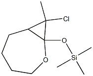 8-Chloro-8-methyl-1-(trimethylsilyloxy)-2-oxabicyclo[5.1.0]octane Structure