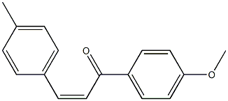 (Z)-4'-Methoxy-4-methylchalcone Structure