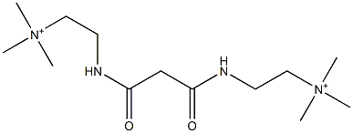 2,2'-(Malonylbisimino)bis(N,N,N-trimethylethanaminium) Structure