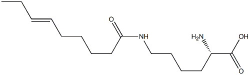 N6-(6-Nonenoyl)lysine 구조식 이미지