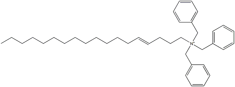 (4-Octadecenyl)tribenzylaminium 구조식 이미지