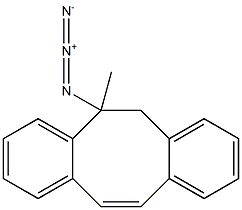 5-Azido-5,6-dihydro-5-methyldibenzo[a,e]cyclooctene Structure