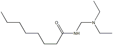 N-[(Diethylamino)methyl]octanamide Structure