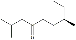 [R,(-)]-2,7-Dimethylnonane-4-one 구조식 이미지