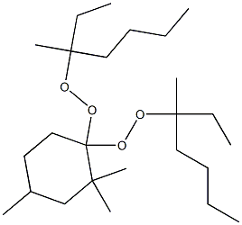 2,2,4-Trimethyl-1,1-bis(1-ethyl-1-methylpentylperoxy)cyclohexane Structure