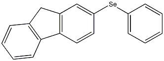 2-(Phenylseleno)-9H-fluorene Structure