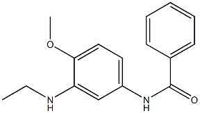 3'-Ethylamino-4'-methoxybenzanilide 구조식 이미지