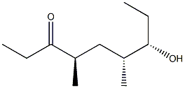 (4R,6R,7S)-7-Hydroxy-4,6-dimethyl-3-nonanone 구조식 이미지