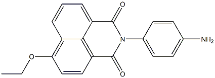 N-(p-Aminophenyl)-4-ethoxy-1,8-naphthalenedicarboximide Structure