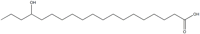 16-Hydroxynonadecanoic acid Structure