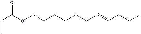 Propionic acid 7-undecenyl ester 구조식 이미지