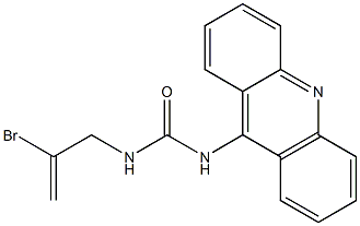 1-(9-Acridinyl)-3-(2-bromoallyl)urea 구조식 이미지