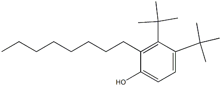 3,4-Di-tert-butyl-2-octylphenol Structure