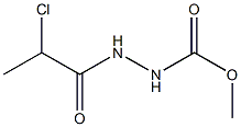 1-(2-Chloropropionyl)-2-methoxycarbonylhydrazine 구조식 이미지