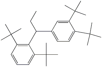 1-(2,6-Di-tert-butylphenyl)-1-(3,4-di-tert-butylphenyl)propane 구조식 이미지