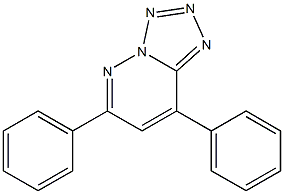 6-(Phenyl)-8-phenyltetrazolo[1,5-b]pyridazine 구조식 이미지