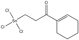 1-(Trichlorostannyl)-3-(1-cyclohexenyl)propan-3-one Structure