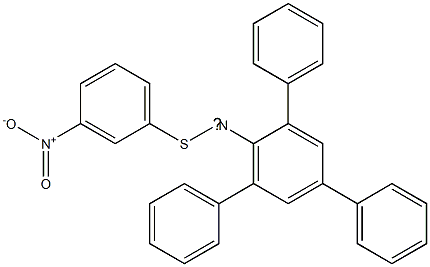 N-(2,4,6-Triphenylphenyl)-N-[(3-nitrophenyl)thio]aminyl radical Structure