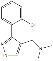 2-[4-[(Dimethylamino)methyl]-1H-pyrazol-3-yl]phenol 구조식 이미지