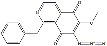 7-Azido-6-methoxy-1-(benzyl)isoquinoline-5,8-dione 구조식 이미지