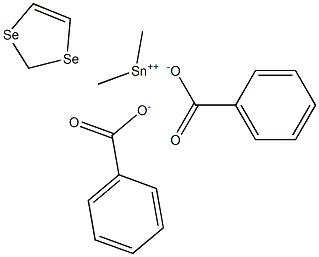 Dimethylstannanediselenolebis(benzoate) Structure