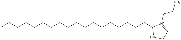 3-(2-Aminoethyl)-2-octadecyl-3-imidazoline-3-ium 구조식 이미지