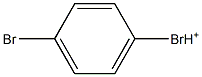 1,4-Dibromobenzenium 구조식 이미지