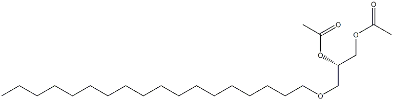 (S)-3-(Octadecyloxy)propane-1,2-diol diacetate Structure