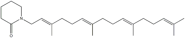 3,7,11,15-Tetramethyl-1-(2-oxopiperidino)hexadeca-2,6,10,14-tetrene Structure