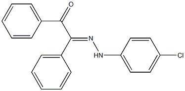 1,2-Diphenyl-2-[2-(4-chlorophenyl)hydrazono]-ethanone Structure
