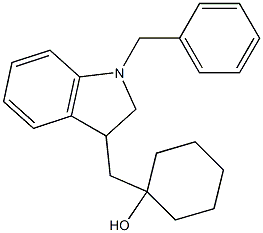 1-(1-Benzylindolin-3-ylmethyl)cyclohexan-1-ol Structure