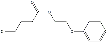 4-Chlorobutyric acid 2-phenoxyethyl ester 구조식 이미지