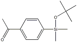 4'-(tert-Butyloxydimethylsilyl)acetophenone 구조식 이미지