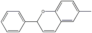 6-Methyl-2-phenyl-2H-1-benzopyran Structure