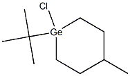 1-Chloro-1-tert-butyl-4-methylgermacyclohexane Structure