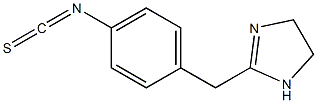 4,5-Dihydro-2-(4-isothiocyanatobenzyl)-1H-imidazole Structure